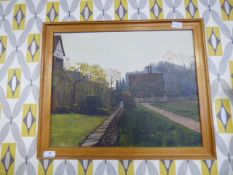 Wood Framed Original Oil on Board