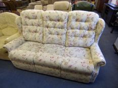 Floral Three Seat Settee