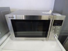 *SHARP SOLO MICROWAVE IN STAINLESS STEEL