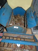 Blue Metal Toolbox and Contents