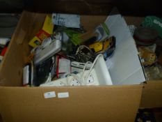 Box Containing Assorted, Electric Blankets, Electrical Extension Leads, Computer Keyboards, Etc