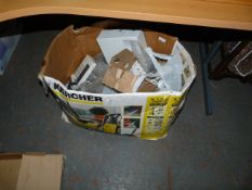 Box Containing Various Electrical Items Including; Sockets, Cabling, Etc