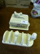 Lurpak Toast Rack and Butter Dish