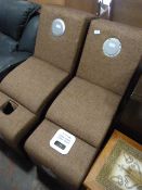 Two Speaker and Seat Units with Ipod Docks