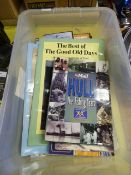 Box of Fishing, Traller, Ephemera and DVD's