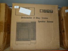 *Two Pairs of Detachable Two Way Speakers