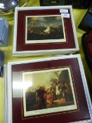 Six Framed Prints of Napoleon and his Conquests