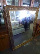 Large Gilt Framed Edge Mirror