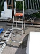 Pair of Aluminium Four Tread Platform Steps