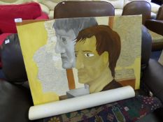 Original Oil Painting and Advertising Poster