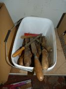 Box Containing Files and Grasps