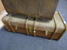 Wooden Bound Travelling Trunk