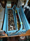 Blue Cantilever Toolbox and Contents