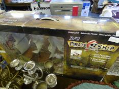 Boxed Model of a Pirate Ship