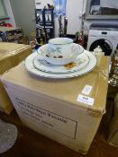 Royal Worcester Boxed Esian 20 Piece Dinner Service for the Royal Mail