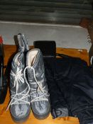 Two Pairs of Snow Boots, a Pair of Waterproof Trousers and a Abdoplus