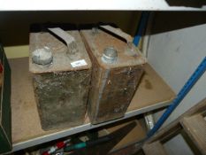 Two Vintage Fuel Cans
