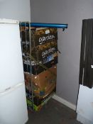 The Contents of the Trolley Which Includes Various DVDs, Videos and Paper/Hardback Books