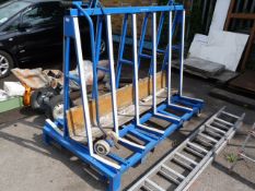 Model TT-AF1930 Sheet Material Rack with Moving Dolly