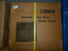 *Two Pairs of Detachable Two Way Speakers