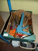 Box of Assorted Hand Tools