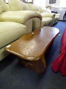 Oak Lowboy Coffee Table