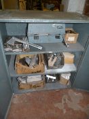 3' Stationary Cabinet Containing Assorted Door Closers, Locks, Etc
