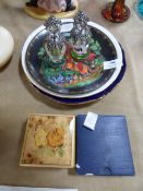 Selection of Plates, Scent Bottles, Etc