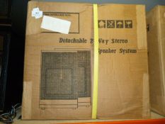 *Two Pairs of Detachable Two Way Speakers