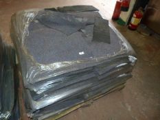 Pallet Containing Approximately 200 Blue Carpet Tiles