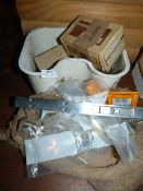 Assorted Window and Door Furniture, Fixing Bolts, Door Stops, Etc