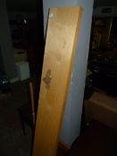 Light Wood Floating Shelf Unit