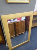 Beech Framed Wall Mirror