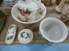 Toilet Jug and Bowl, Etc