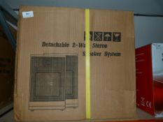 *Two Pairs of Detachable Two Way Speakers