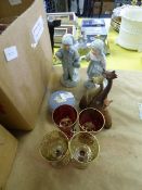 Pair of Edwardian Children Figurines etc
