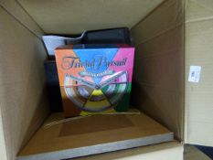 Two Boxes of Kitchenalia and CD Player, Etc