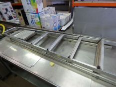 *Youngmans Four Tread Platform Aluminium Steps