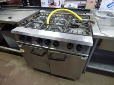 Six Burner Double Oven/Cooker