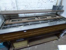 *Wood & Stainless Steel Salad Counter