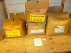 *Four Boxes of Galvanised Plain Head Nails and Round Wire Nails