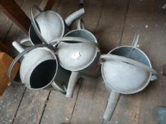 *Four Galvanised 2 Gallon Radiator Cans