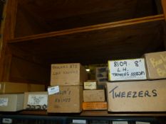 *Eleven Boxes Containing Assorted Knives, Shears, Tweezers, Etc