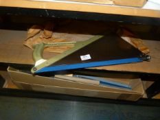 *Shetack Saw and a Box Containing Assorted Blades