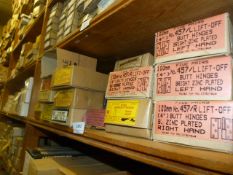 *Eighteen Boxes of Lift off and Rising Hinges