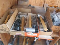 *Five Thor Rubber Hammers and Spare Heads