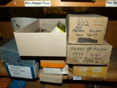 *Nine Boxes of Assorted Metric Hexagonal Keys