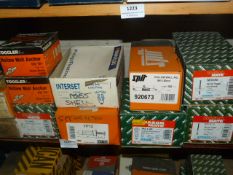 *Seventeen Boxes of Hollow Wall Fixings