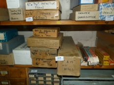 *Twelve Boxes of Assorted High Speed and Other Drills