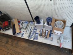 *Nine Assorted Diamond Core Bits, SDS Drill Bits, Etc